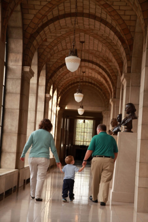 Family picture at the capital