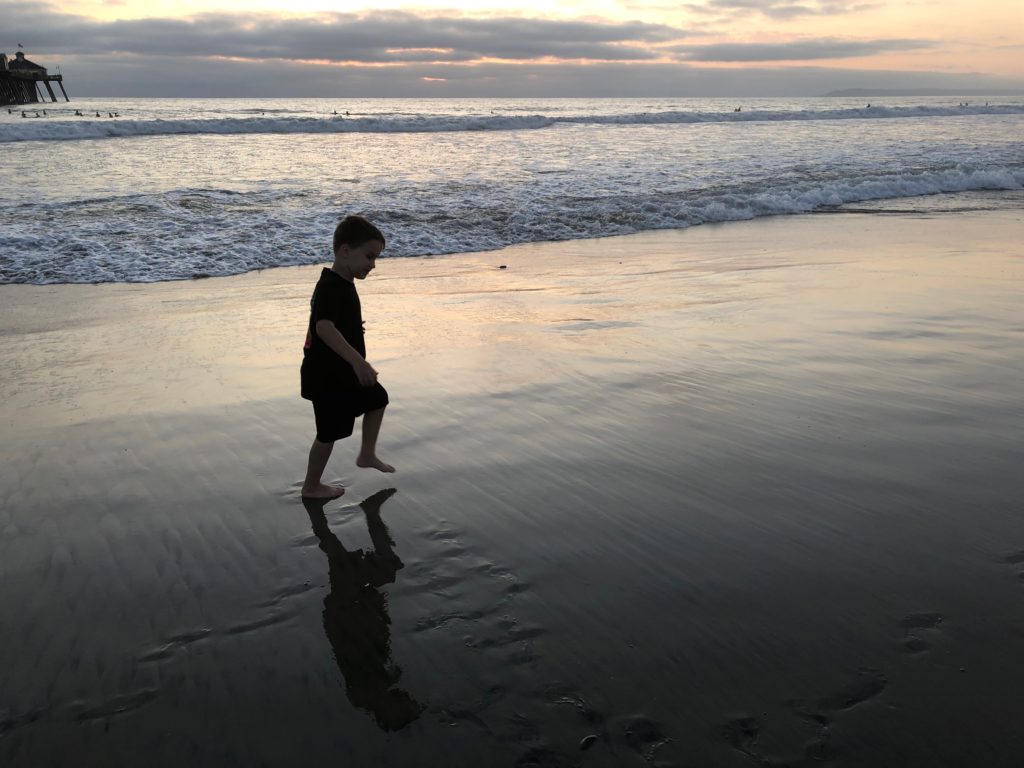 My Son at Imperial Beach
