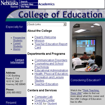 College of Education at the University of Nebraska at Kearney