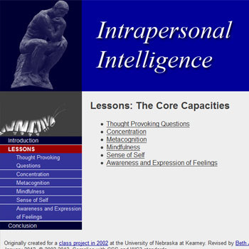 Intrapersonal Intelligence Module Redesign