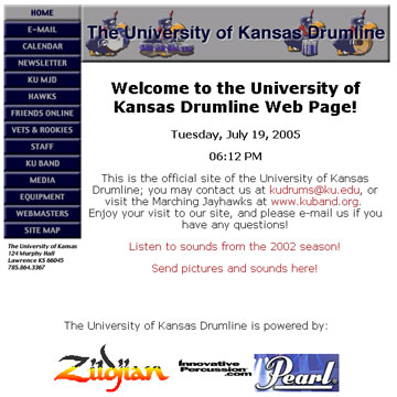 University of Kansas Drumline