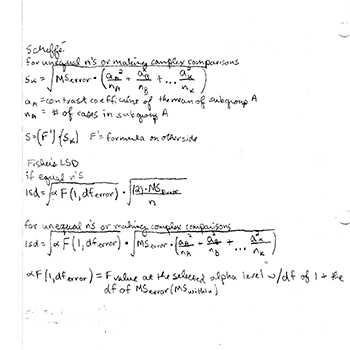 EDPS 860 Formulas