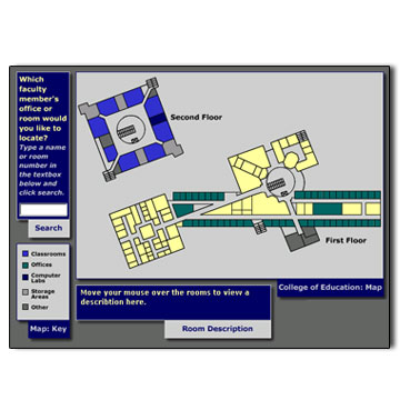 College of Education Map